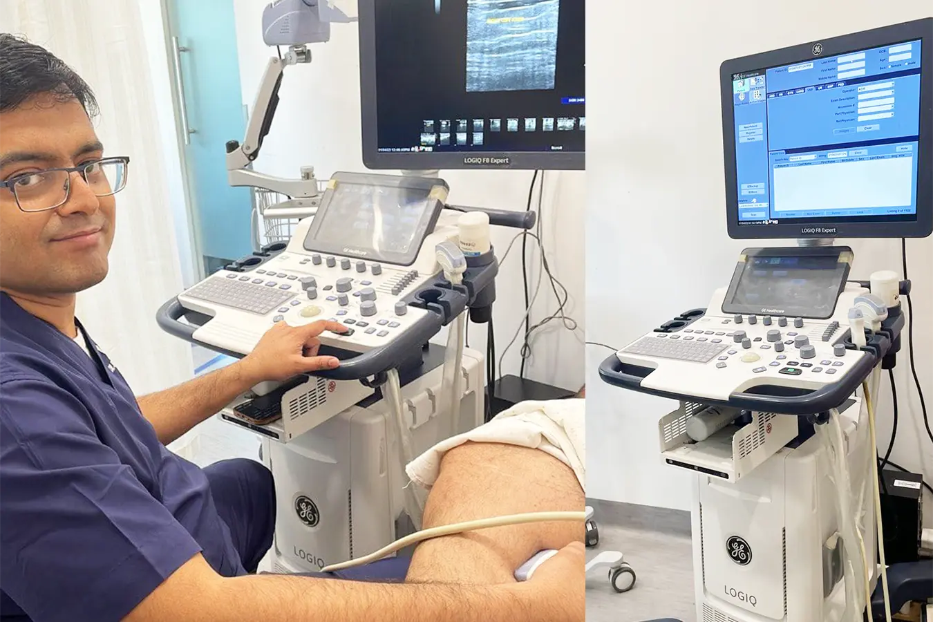 Dr Saurabh Joshi at The Vein Center Khar West with Ultra Sound Doppler