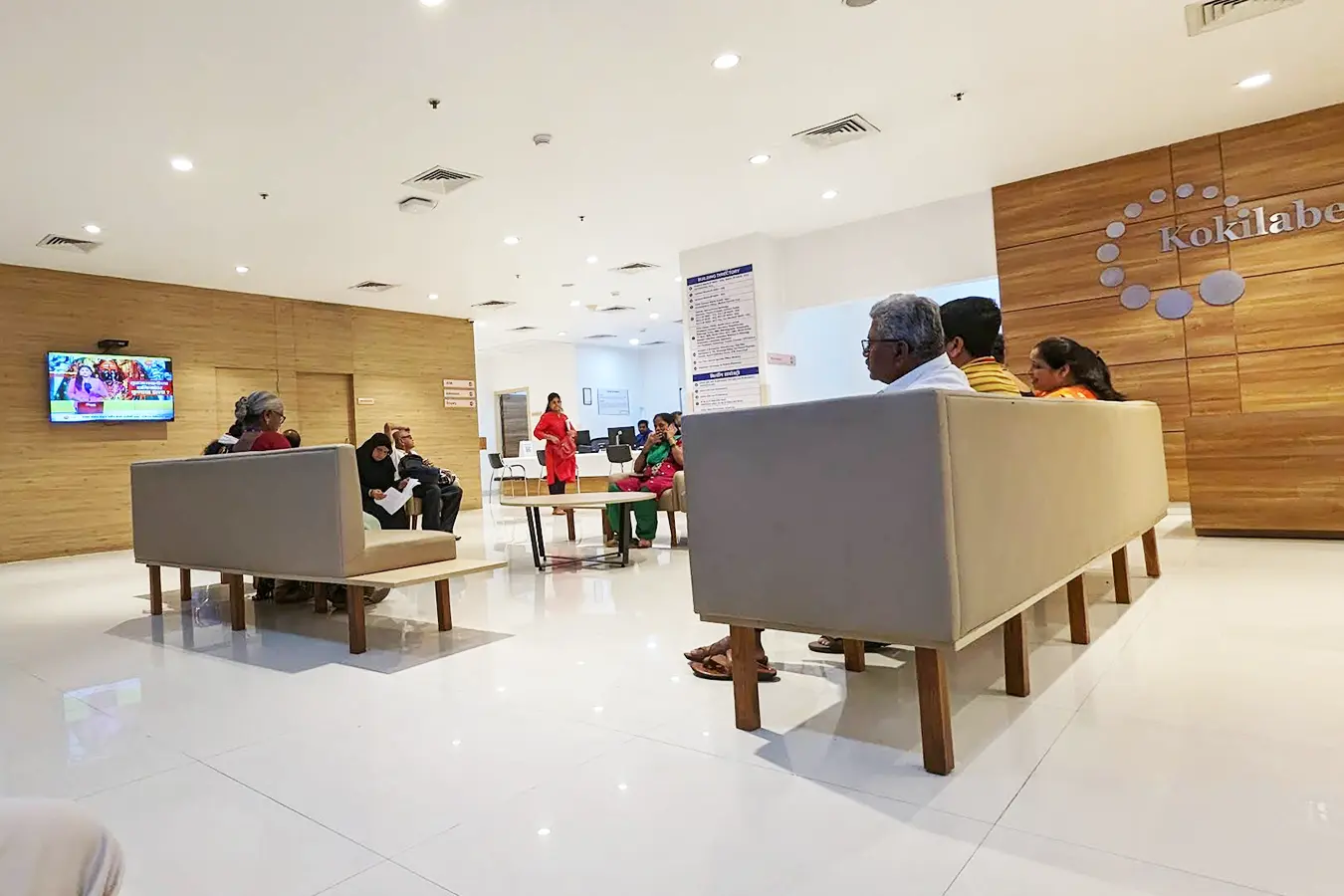 Kokilaben Hospital Waiting area 1