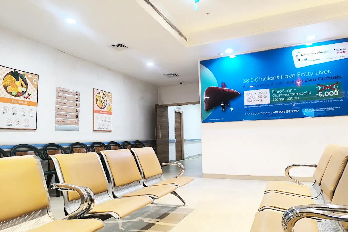 Kokilaben Hospital Waiting area 3